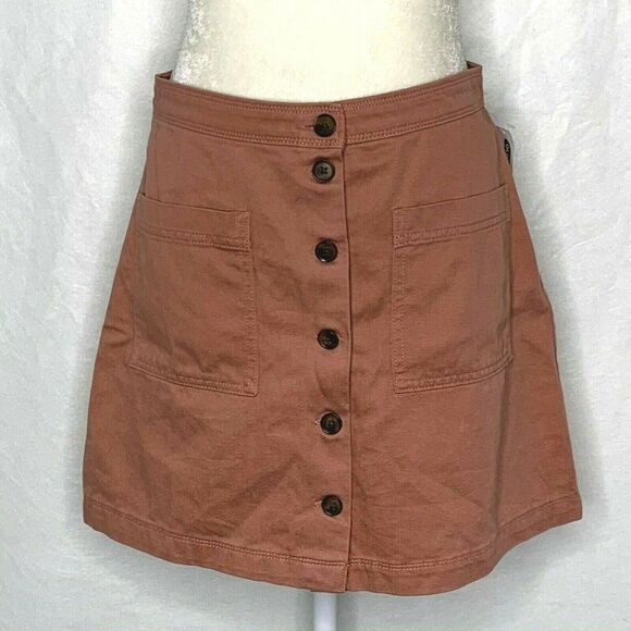 Old Navy Amelia Rose Skirt 4 Mauve Pink Mini - Picture 1 of 6